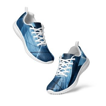 Blue Men custom made athletic shoes